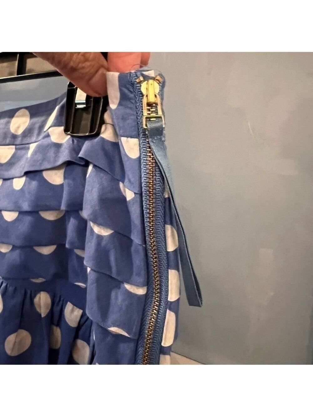 Anthropology Liefsdottir polka dot skirt. Size 10 - Picture 4 of 9